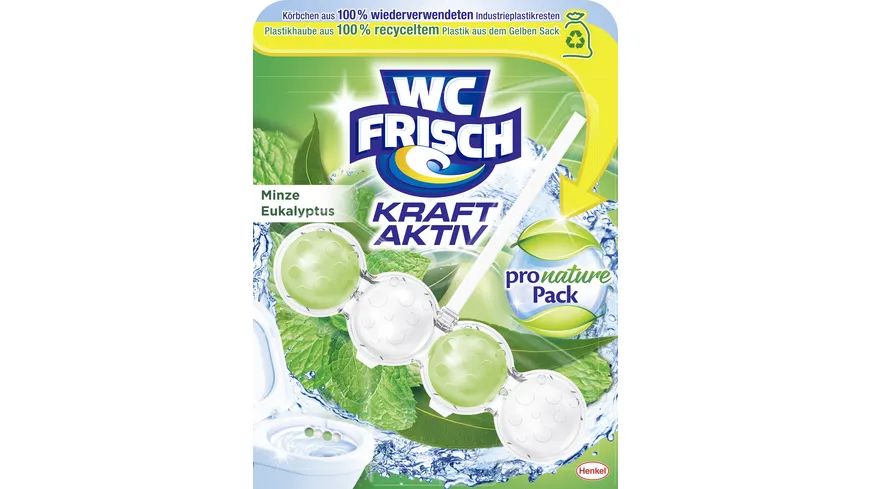 WC FRISCH Kraft-Aktiv Minze Eukalyptus