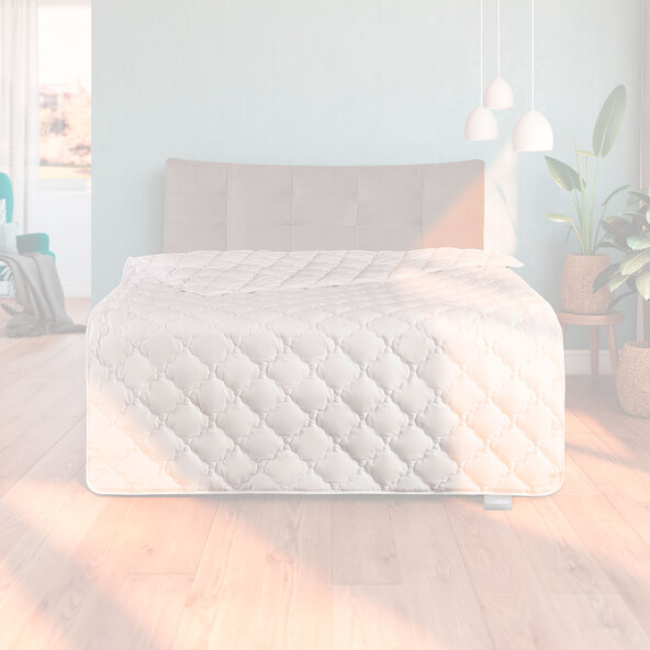 Sommersteppbett mit Bambus, 135 x 200 cm