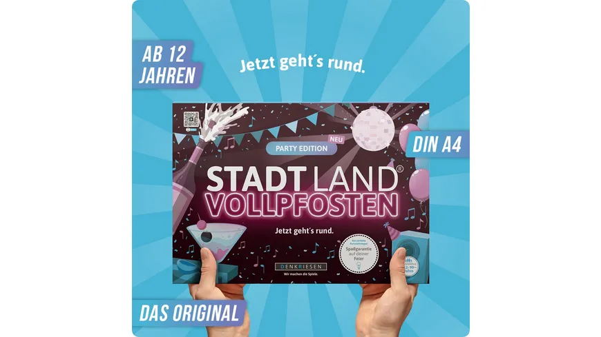 Denkriesen - STADT LAND VOLLPFOSTEN® - PARTY EDITION - 