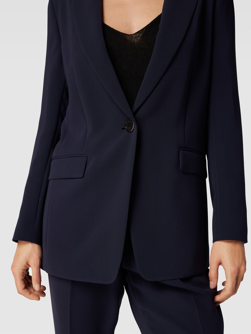 Blazer mit Reverskragen Modell 'JOCALUA' in marineblau