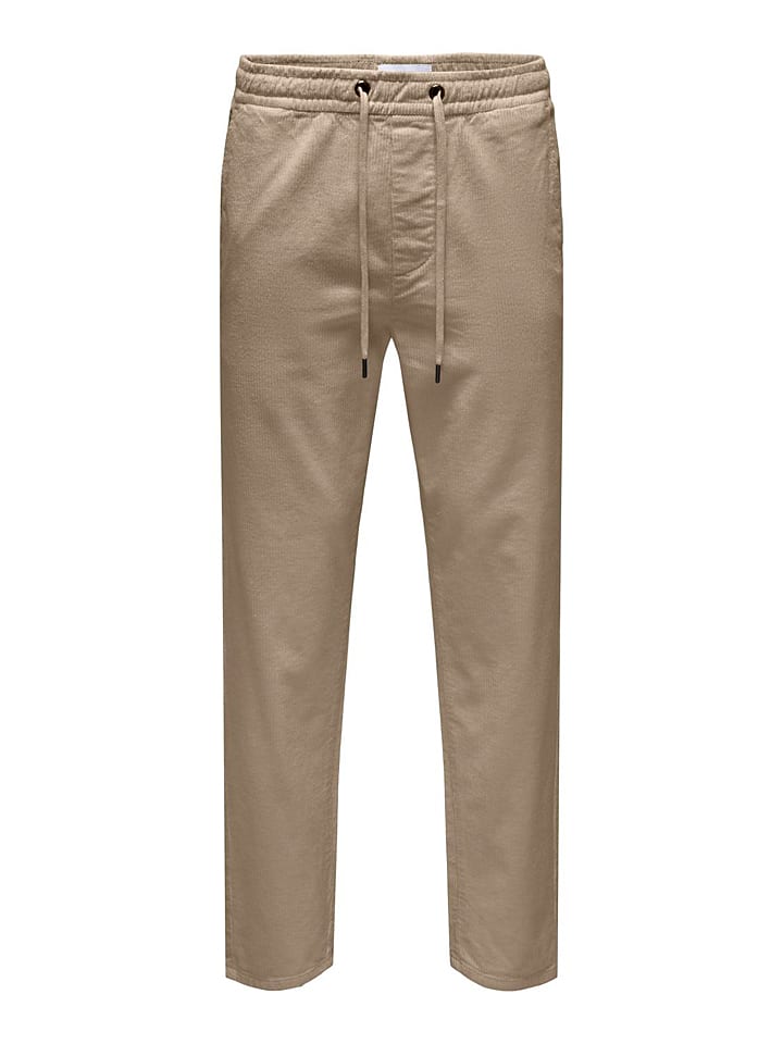 ONLY & SONS Hose in Beige günstig kaufen
