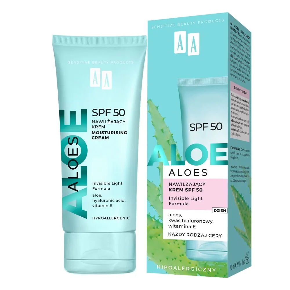 AA Αλόη SPF50 - Ενυδατική Κρέμα 40ml