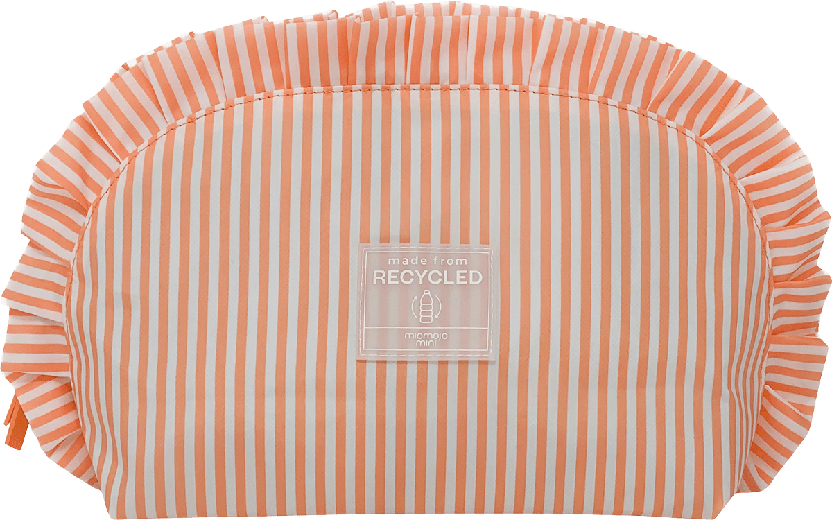 Kulturbeutel orange Streifen, 1 St