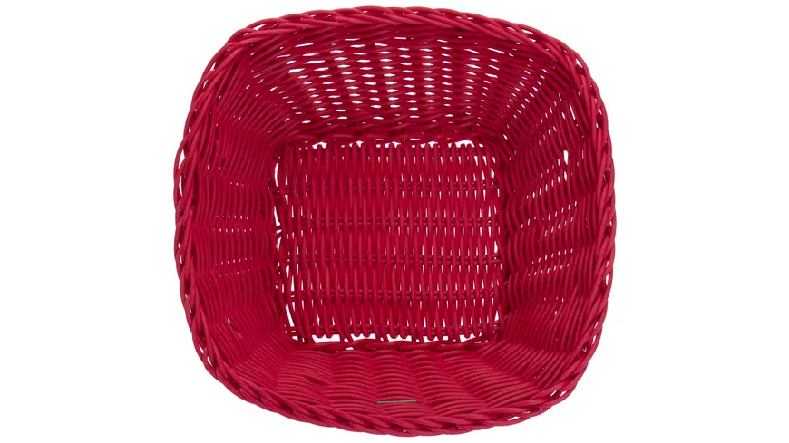 WESTMARK Brotkorb quadratisch 19x7,5cm rubinrot