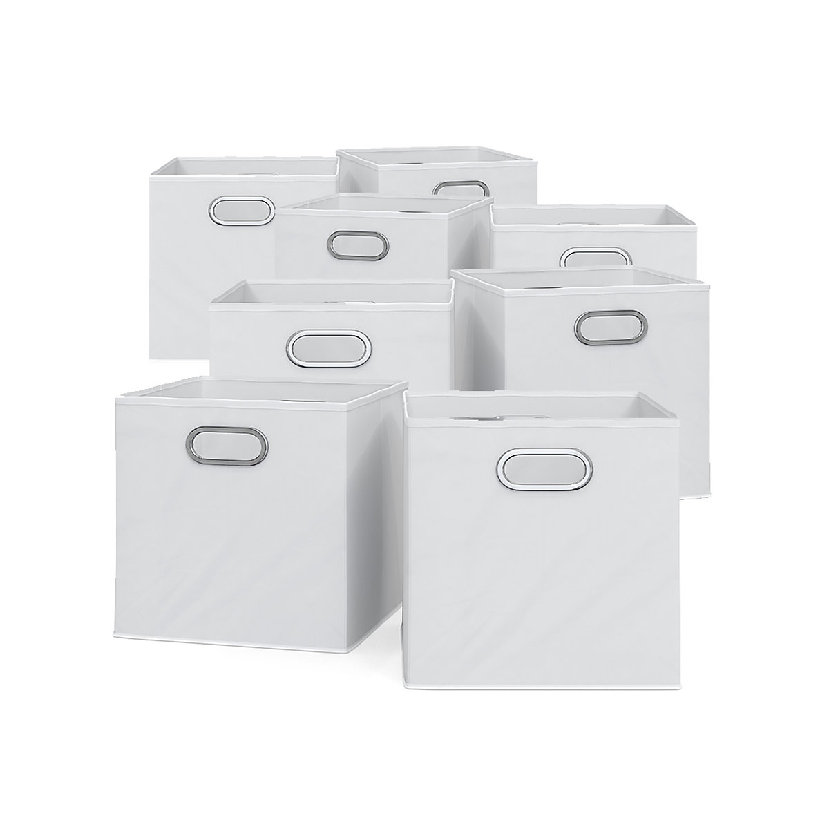 Faltbox 8er Set Weiß