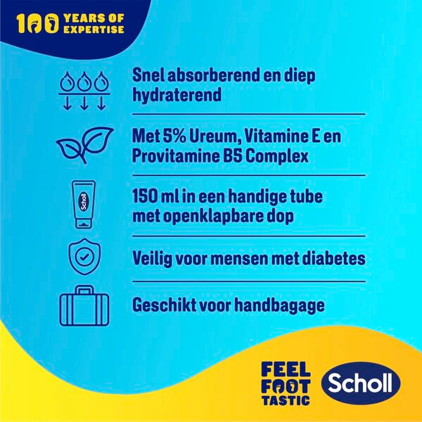 Creme Nutritivo Intenso para os Pés Dr. Scholl's Expert Care 150ml