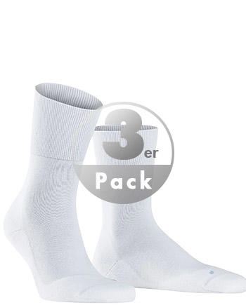 Falke, Serie Run, Socken, Baumwolle, weiß
