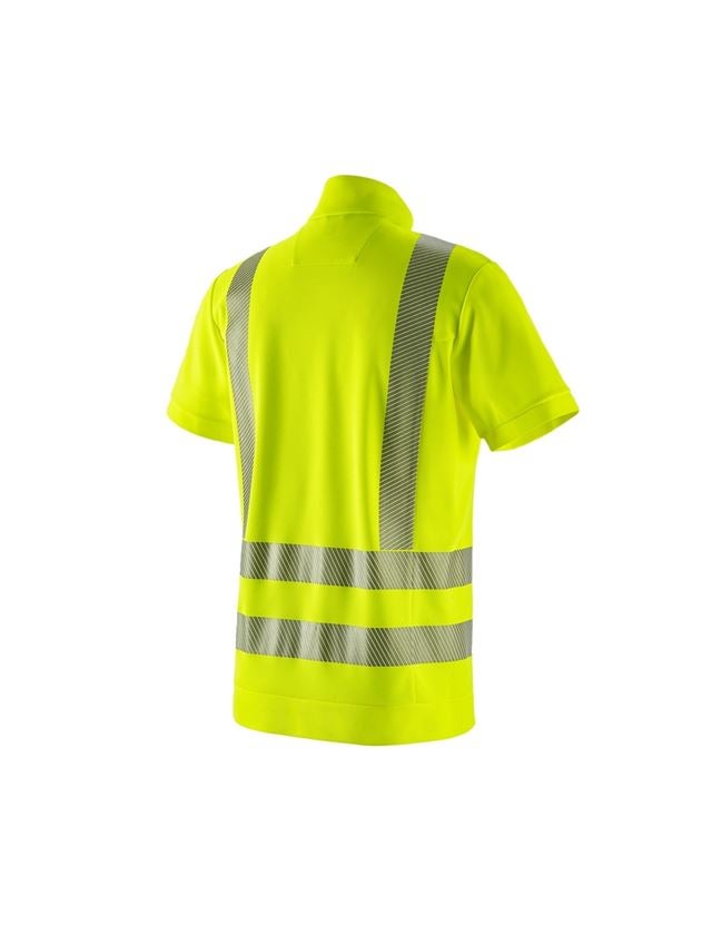 e.s. Warnschutz Funktions ZIP-T-Shirt UV