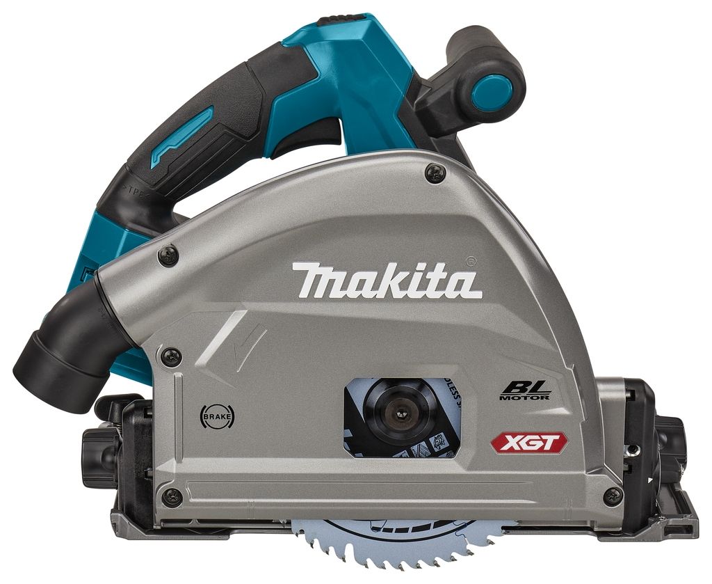 Makita SP001GZ04 Batteridrevet dykksag 40V Max uten batterier og lader med AWS-sender + 1500 mm føringsskinne + veske