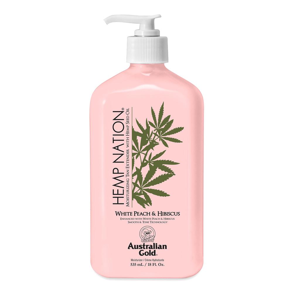australian gold Hemp Nation White Peach Hibiscus Body Lotion 535 ml Après soleil / Body Lotion
