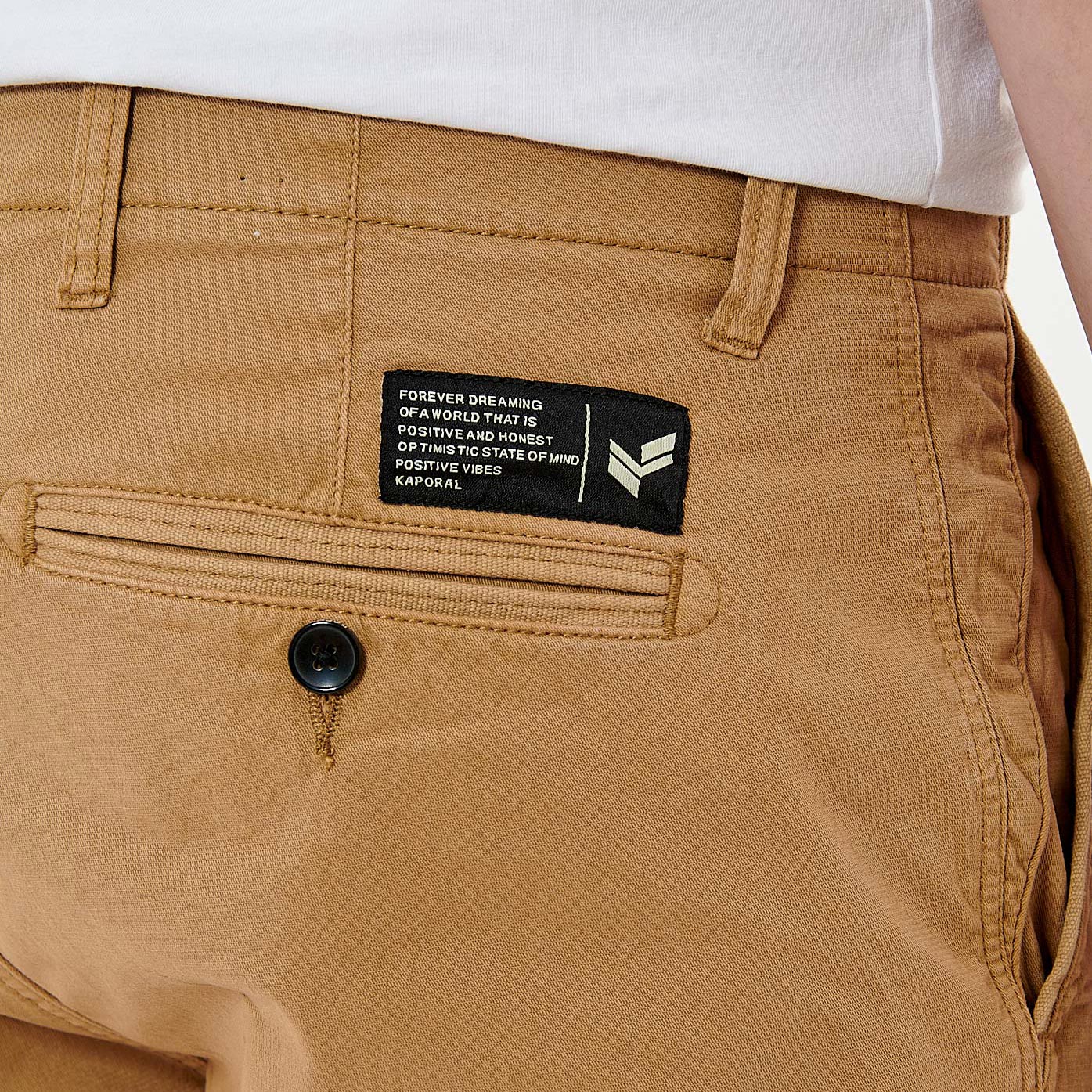 CAROS  Pantalon slim beige homme