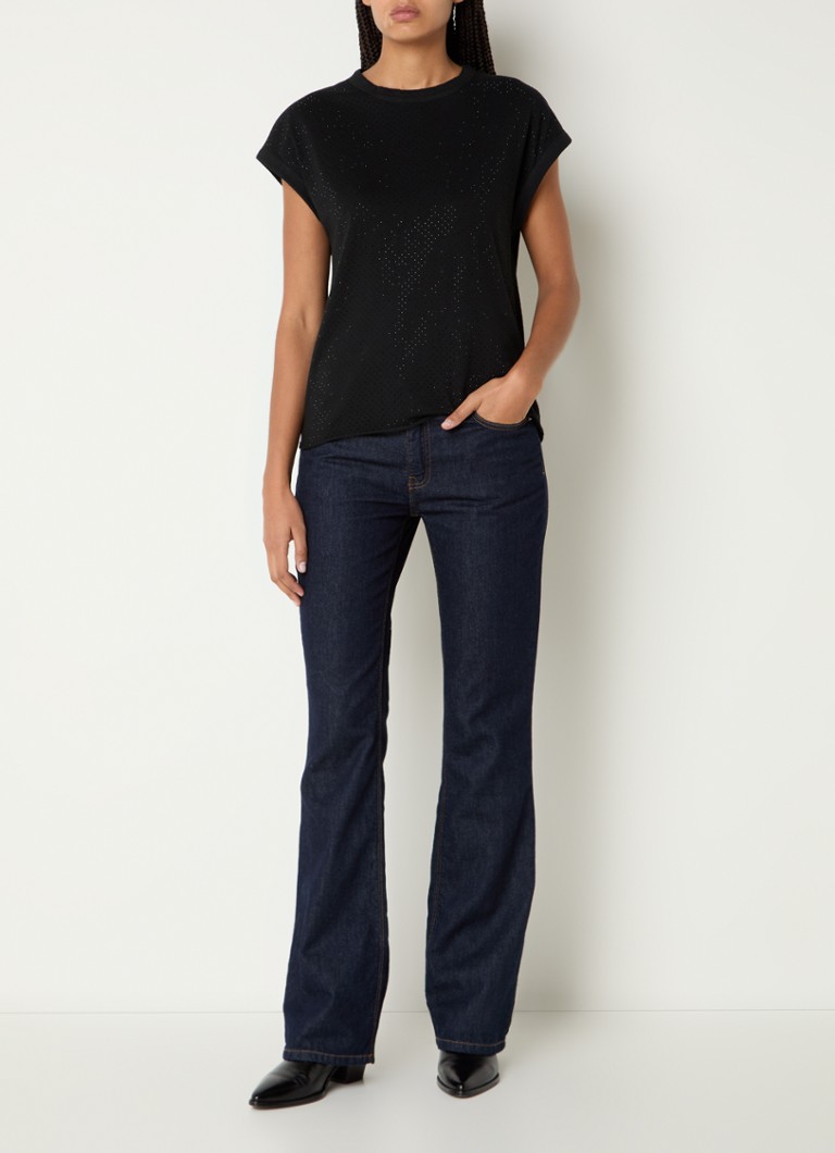 Zadig&Voltaire Cecilia top with rhinestones