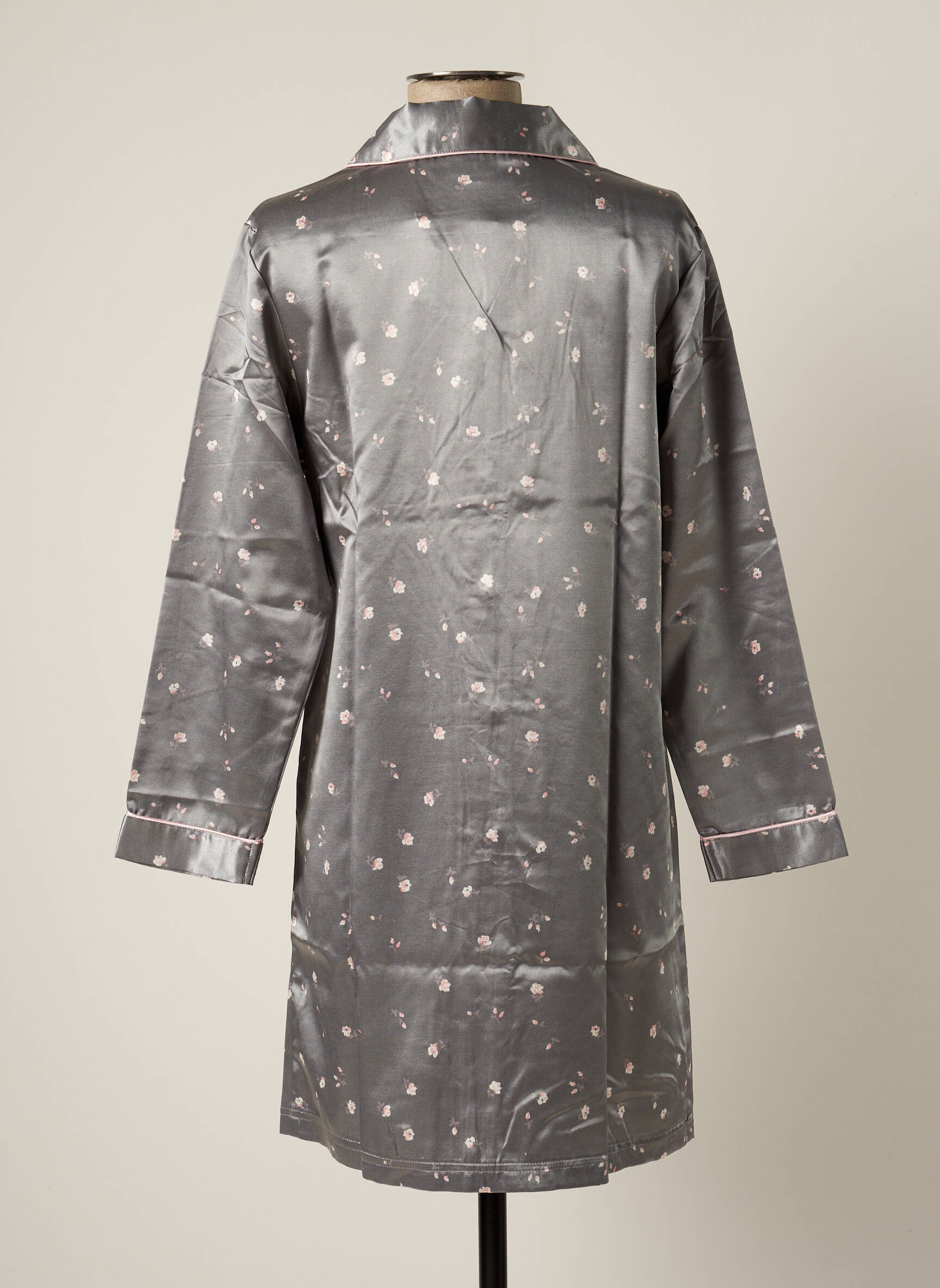 Rose Pomme Chemises De Nuit Femme couleur gris