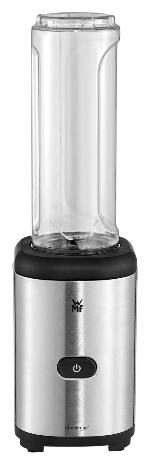WMF Standmixer KULT, Cromargan Edelstahl 18/10, Kunststoff, 300,00 W, 4-flügliches Edelstahlmesser, inkl. Mixbehälter und Trinkdeckel