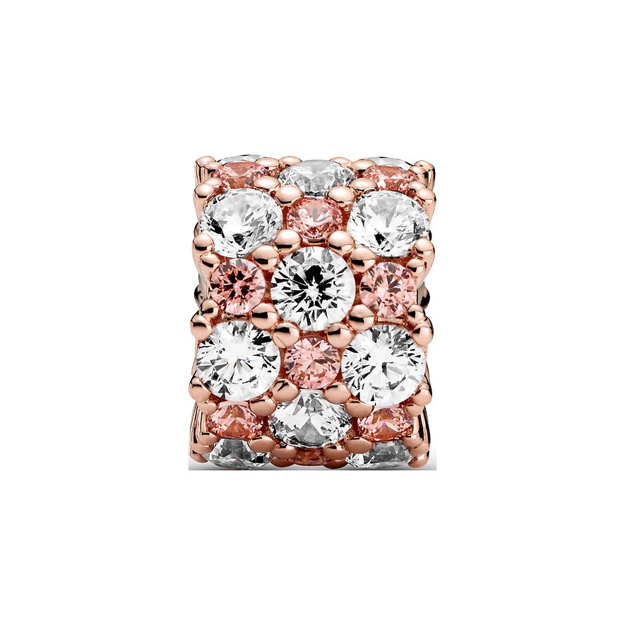 Pandora Charm Timeless Rosafarbenes und Klares Funkelndes