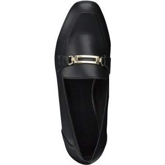 Marco Tozzi Slipper in schwarz