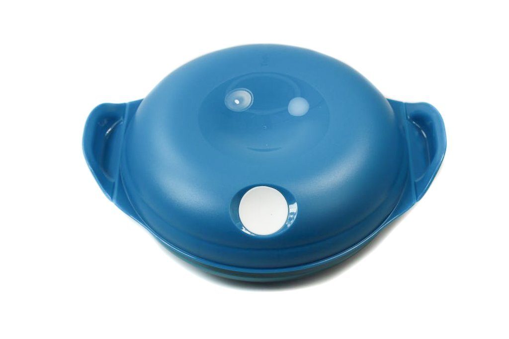 TUPPERWARE Mikrowellenbehälter Mikro-Fix 700 ml blau + SPÜLTUCH