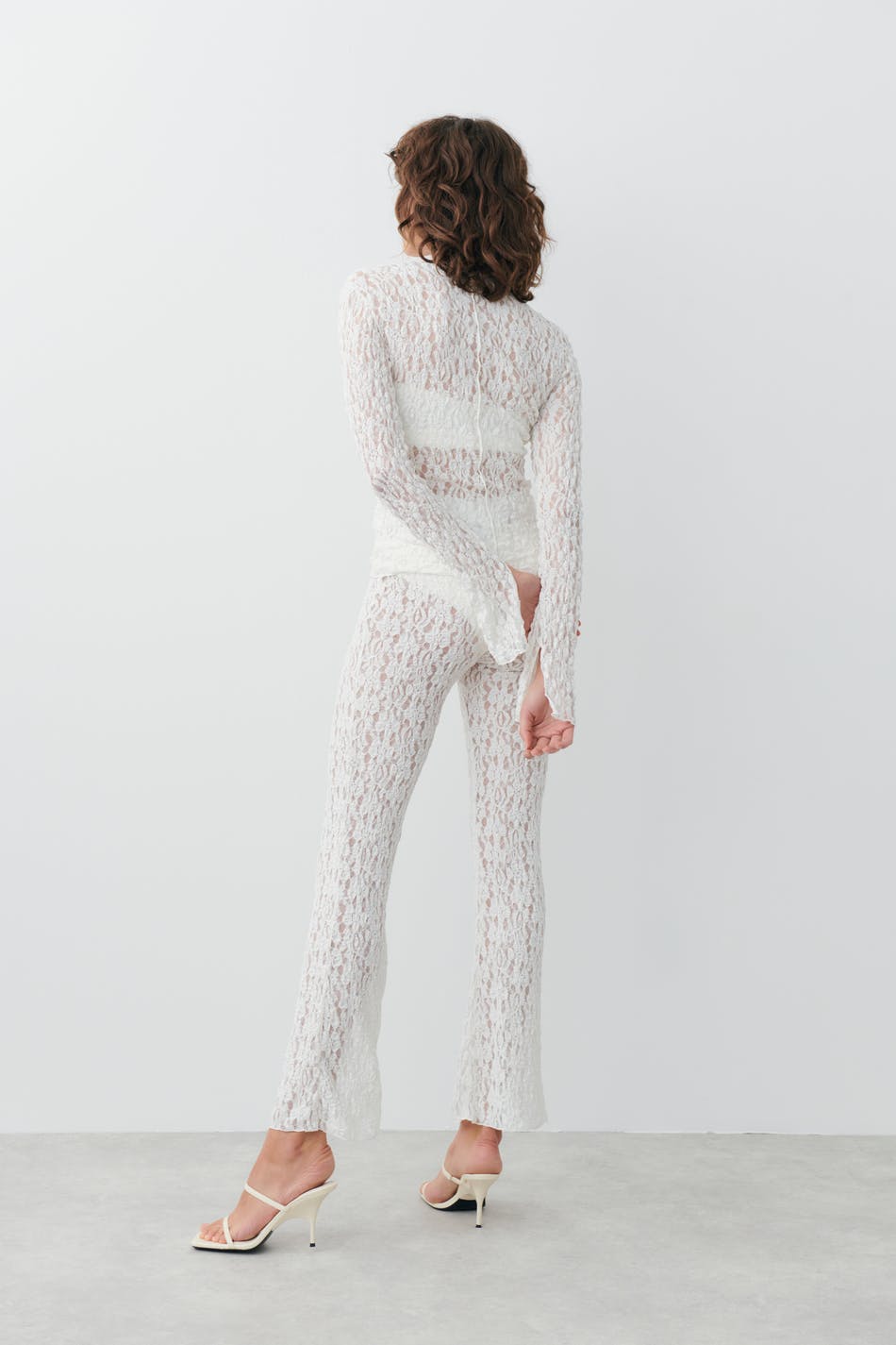 Lace trousers
