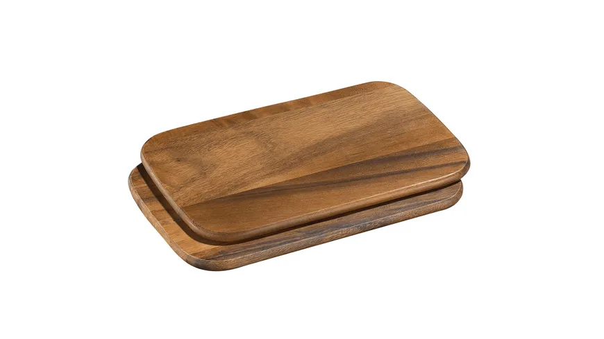 ZASSENHAUS Akazie Frühstücksbrett 26x17cm 2er Set