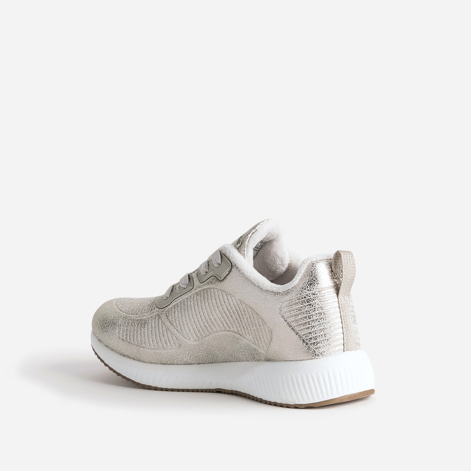 Tennis SKECHERS dorée fourrée