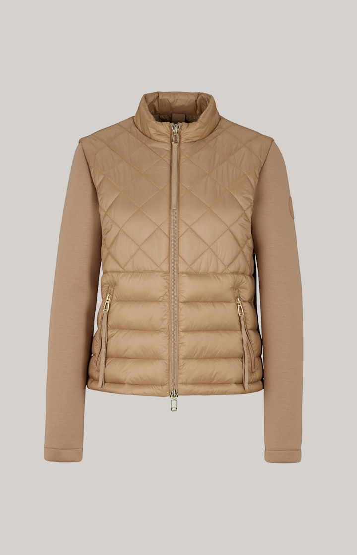 Nylon-Jacke in Beige