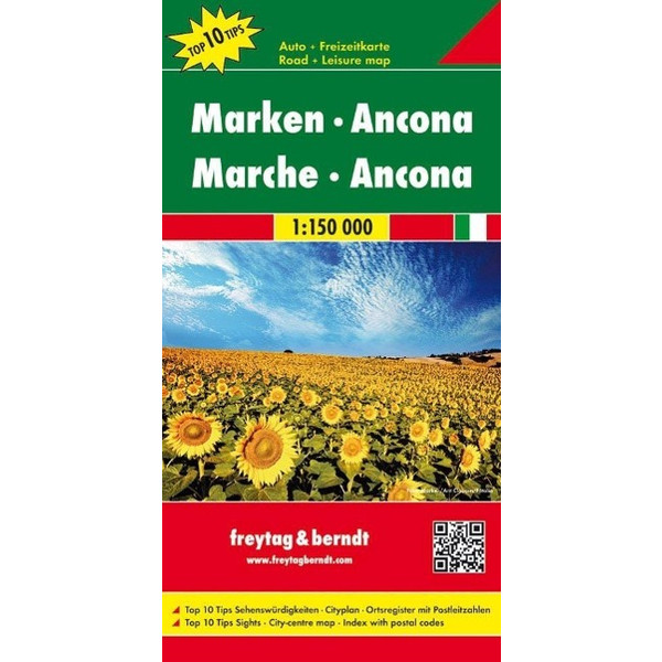 Marken - Ancona 1 : 150 000 - Straßenkarte