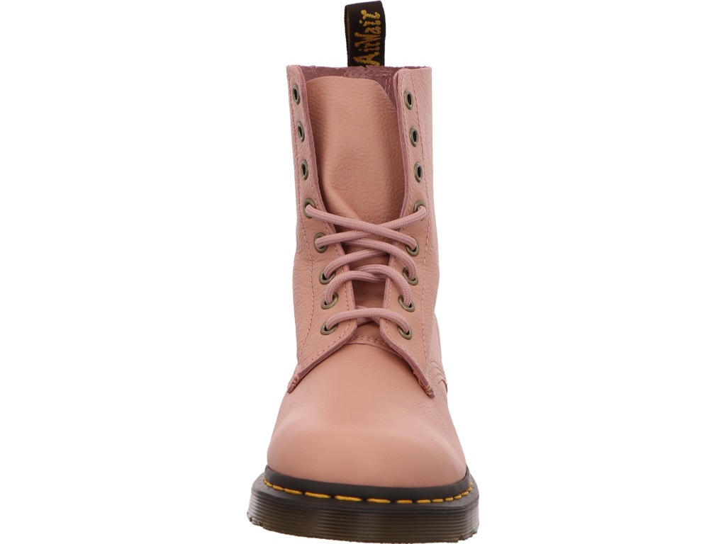 DR. MARTENS Stiefeletten rose Schnürstiefel Boots Damen Orange 1460 Pa