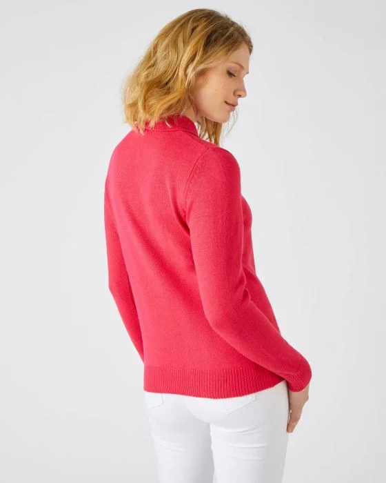 Pull col polo manches longues