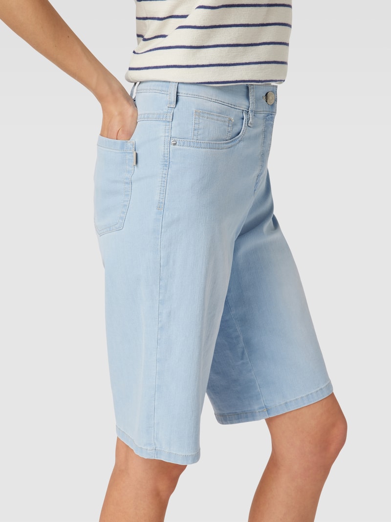 Bermudas im 5-Pocket-Design Modell 'GRETA' in hellblau