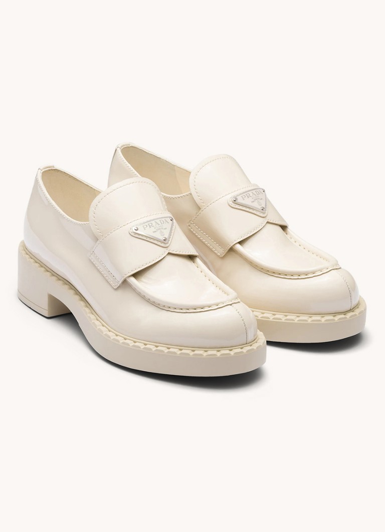 Mocassins de couro Prada