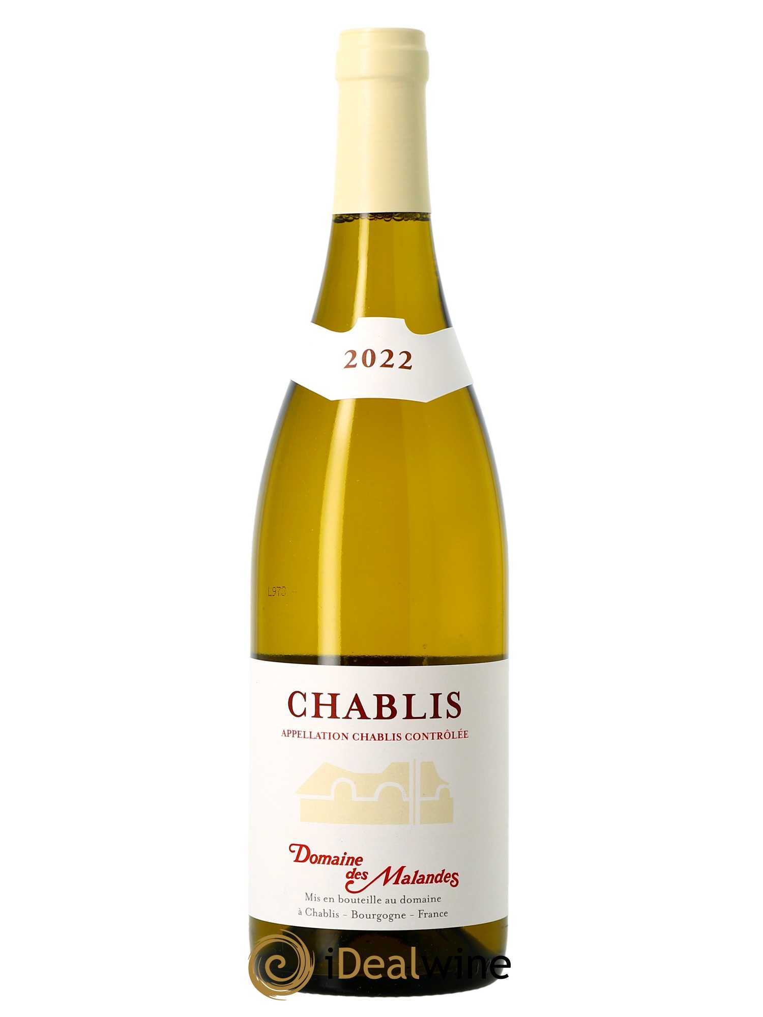 Chablis Domaine des Malandes  2022 - Lot de 1 Bouteille