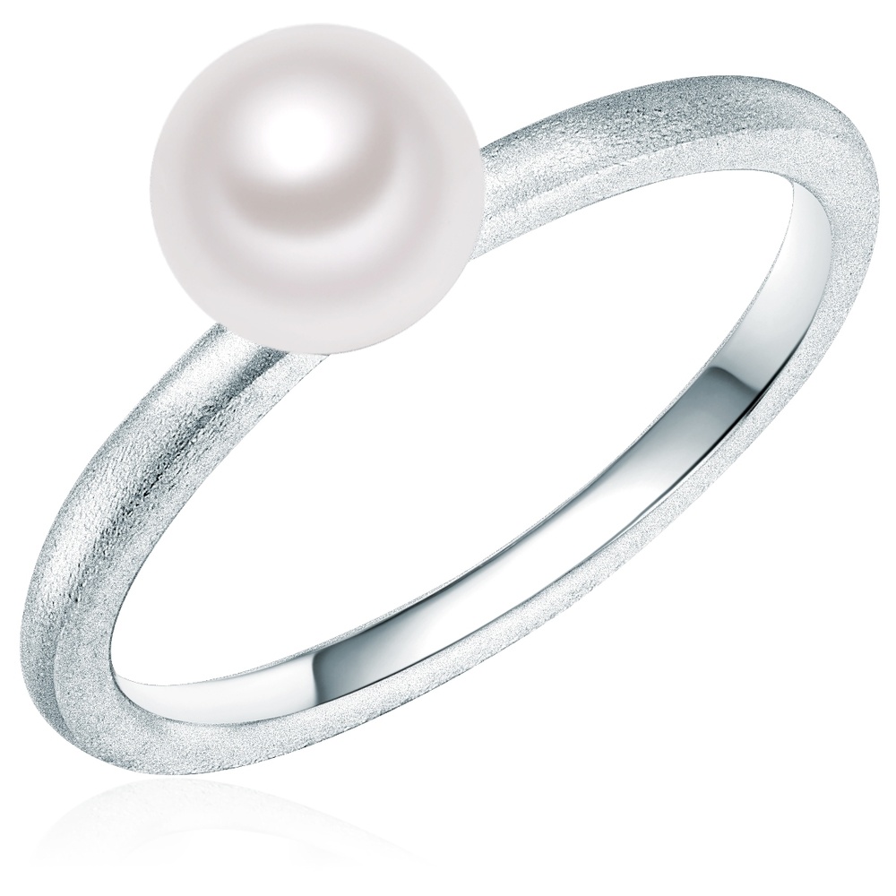 Valero Pearls Bague avec perle Argent sterling Perle de culture d'eau douce en Argent Bague