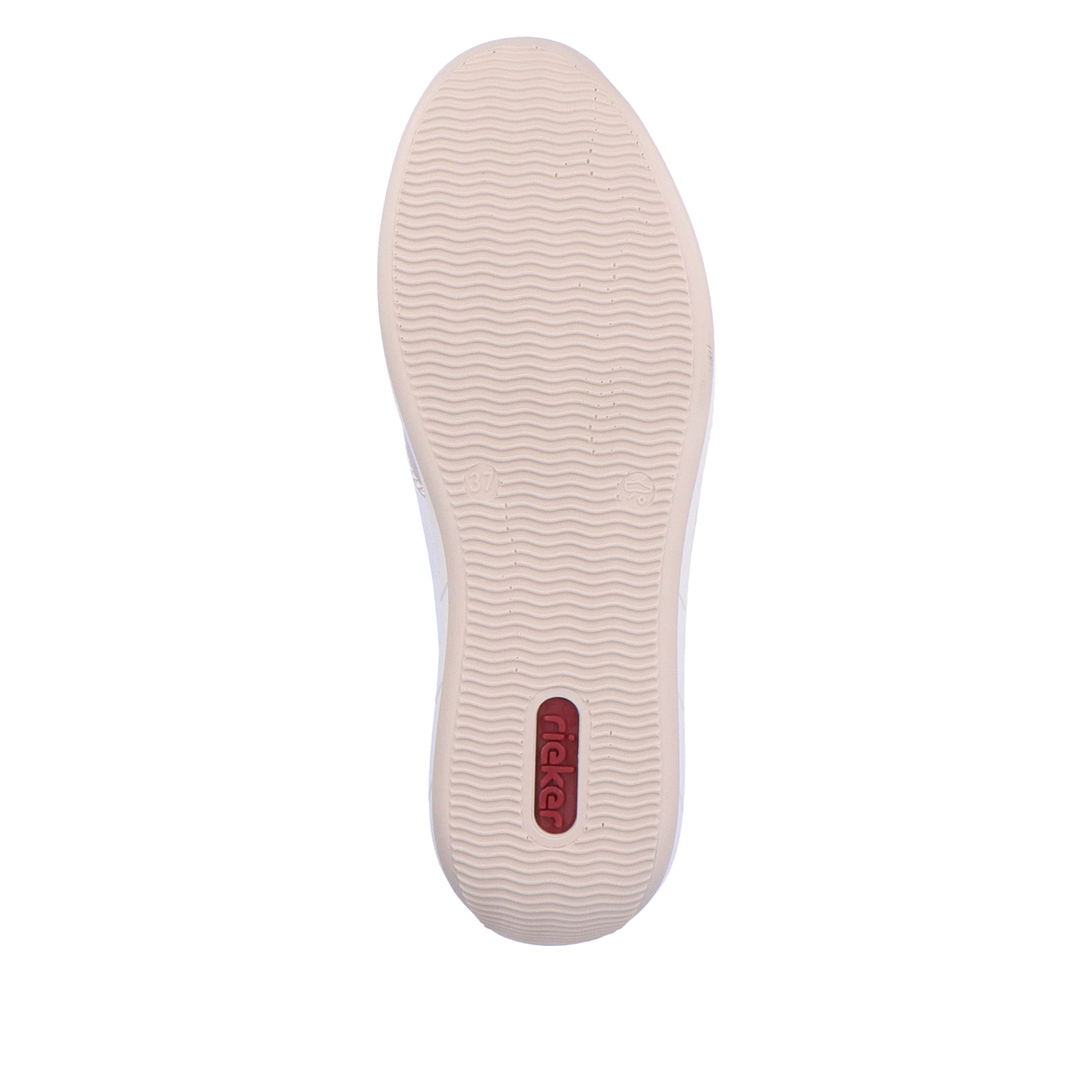 Rieker Damen Slipper cremeweiß