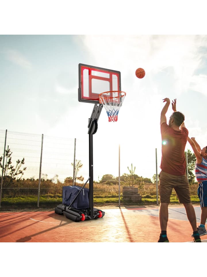 COSTWAY Basketballständer 228-265 cm in Schwarz günstig kaufen onesize