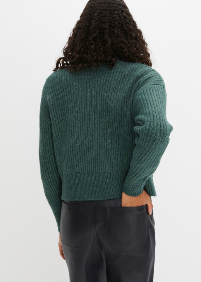 Strickjacke mit Hairyknit