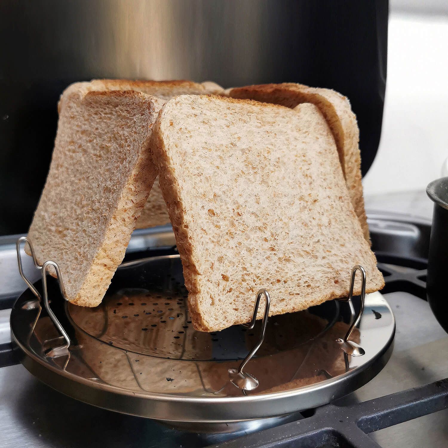 Campingtoaster Edelstahl