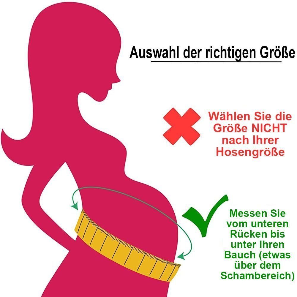 flowgoer Schwangerschaftsgürtel Verstellbarer, atmungsaktiver Schwangerschaftsstützgürtel