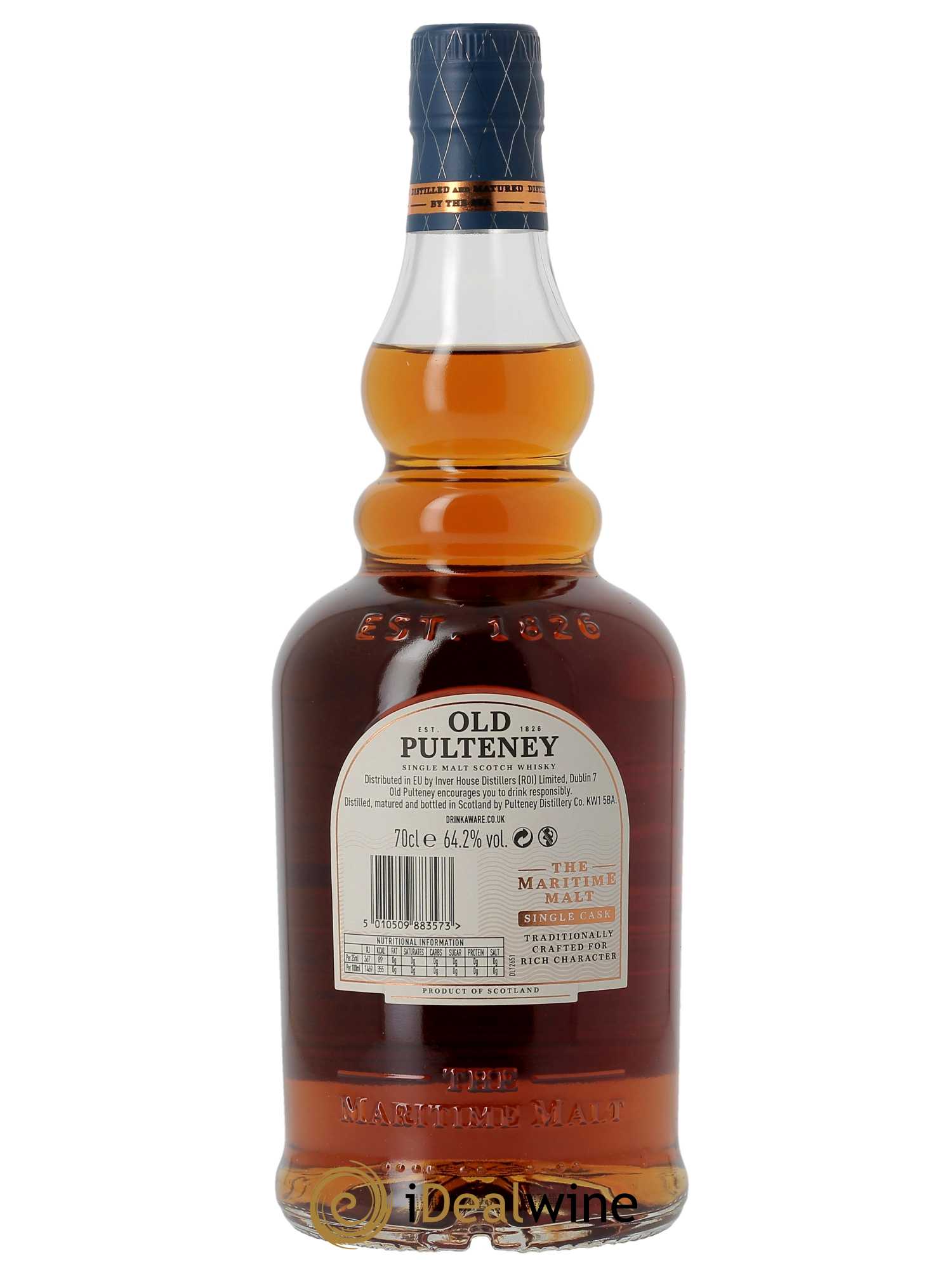 Whisky Old Pulteney 13 ans Single Cask Sherry (70cl) 2010 - Lot de 1 Bouteille