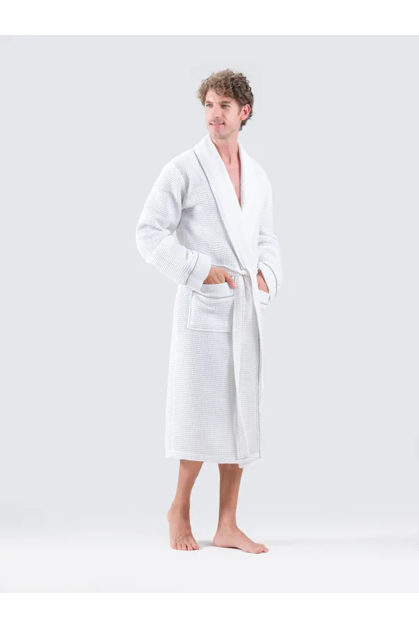 Karna Home  Aleron Torşon Bademantel Weiß