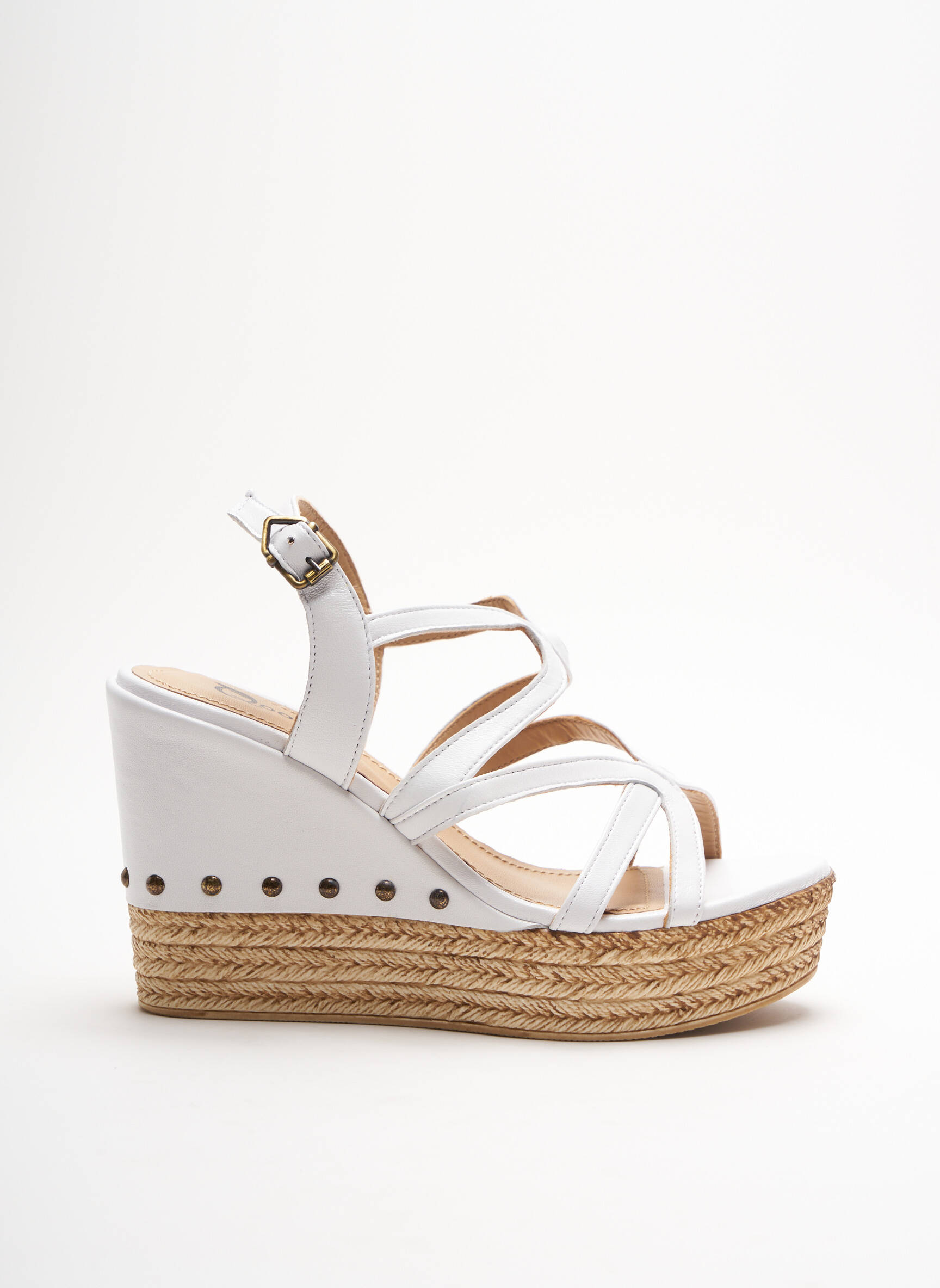 Qoo Tum Sandales Nu Pieds Femme couleur blanc