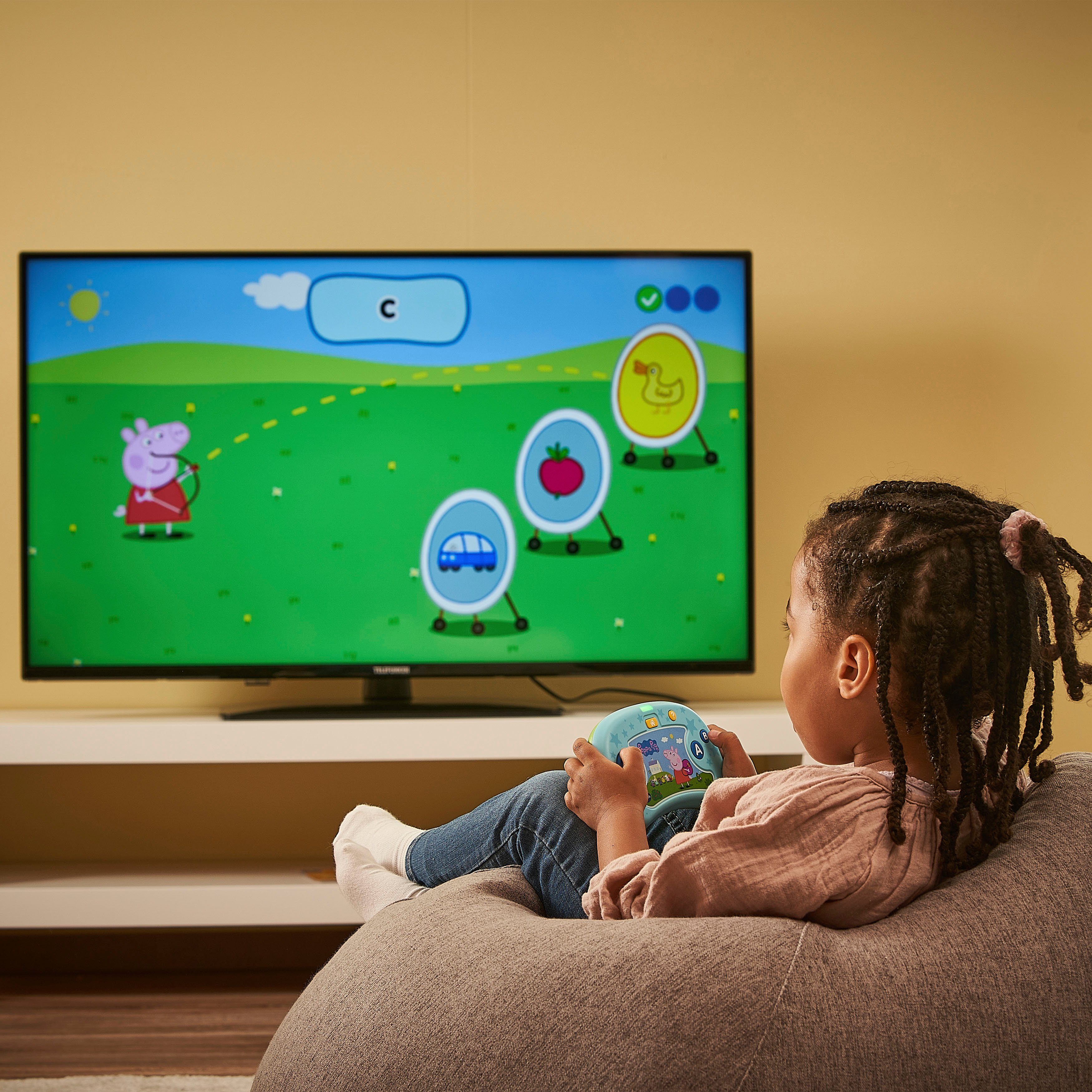 Vtech® Kindercomputer Peppa Pig, ABC Smile TV-Lernkonsole