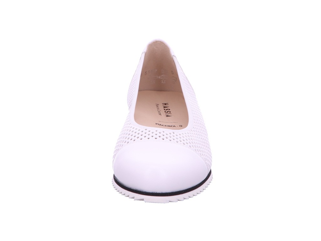 HASSIA Sportliche Slipper weiss