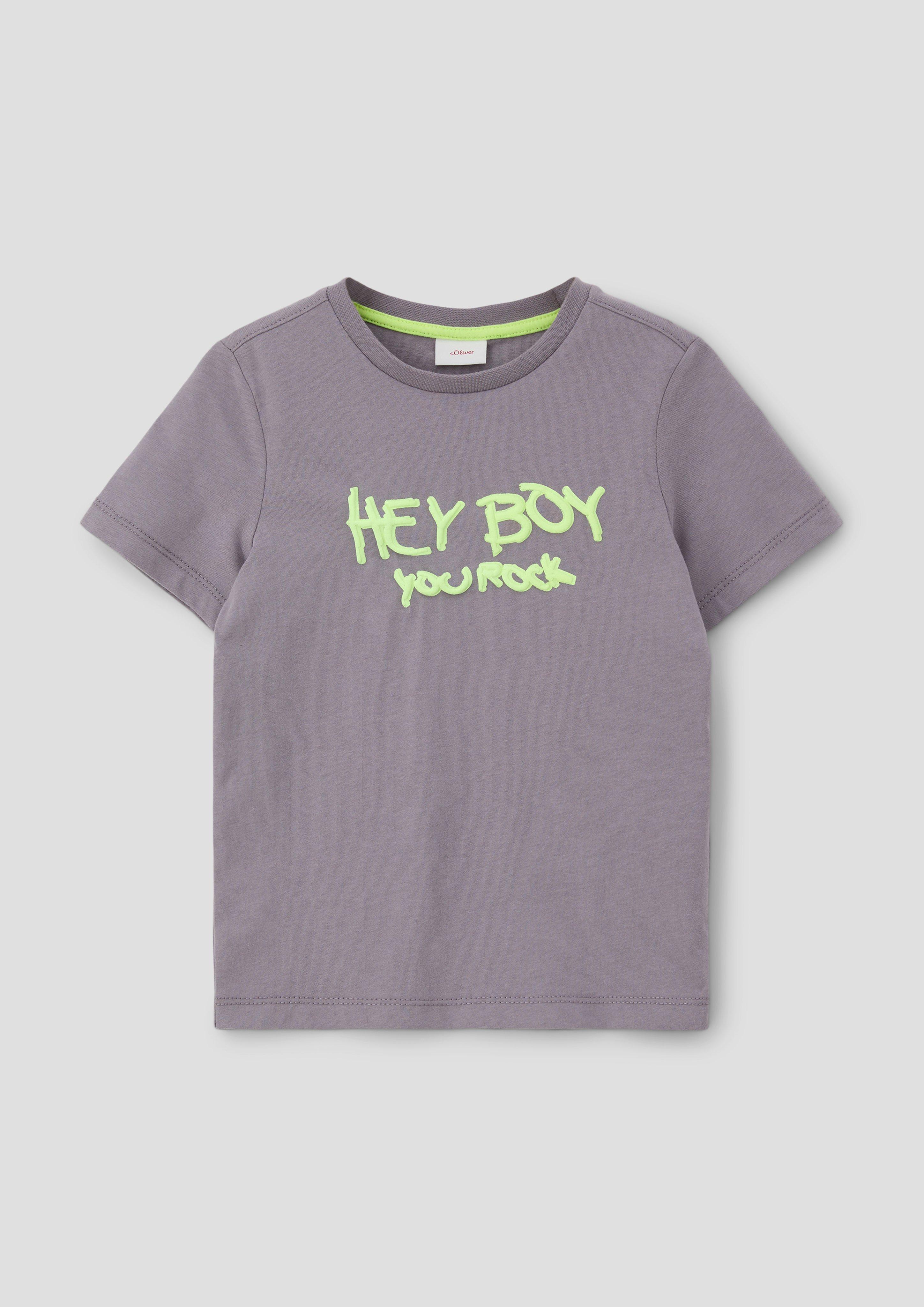 T-Shirt mit Relief-Print  2140407-9206