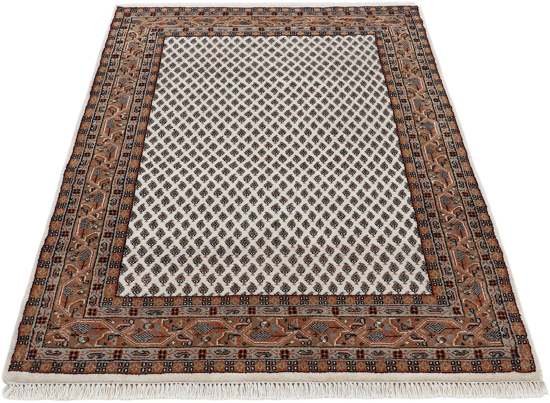 Orientteppich Orientteppich Mir, Woven Arts, rechteckig, Höhe: 15 mm, handgeknüpft, Wohnzimmer, reine Wolle