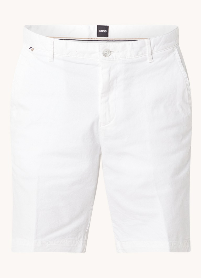 Pantaloni chino HUGO BOSS Slice slim fit cu buzunare laterale