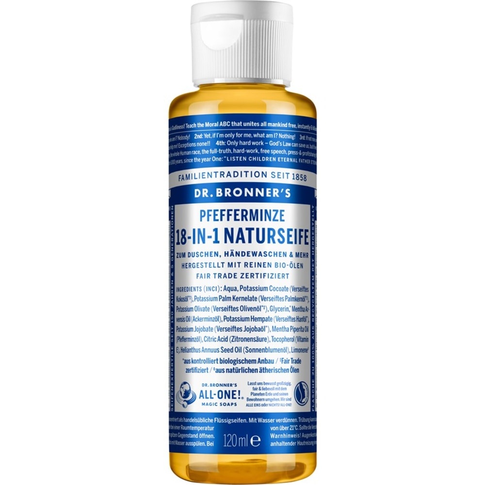 dr. bronners Peppermint 18-in-1 Natural Soap soin du corps