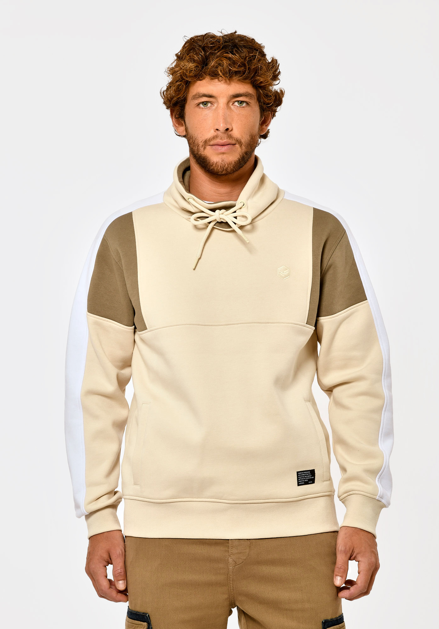 CEDON  Sweat kaki Homme