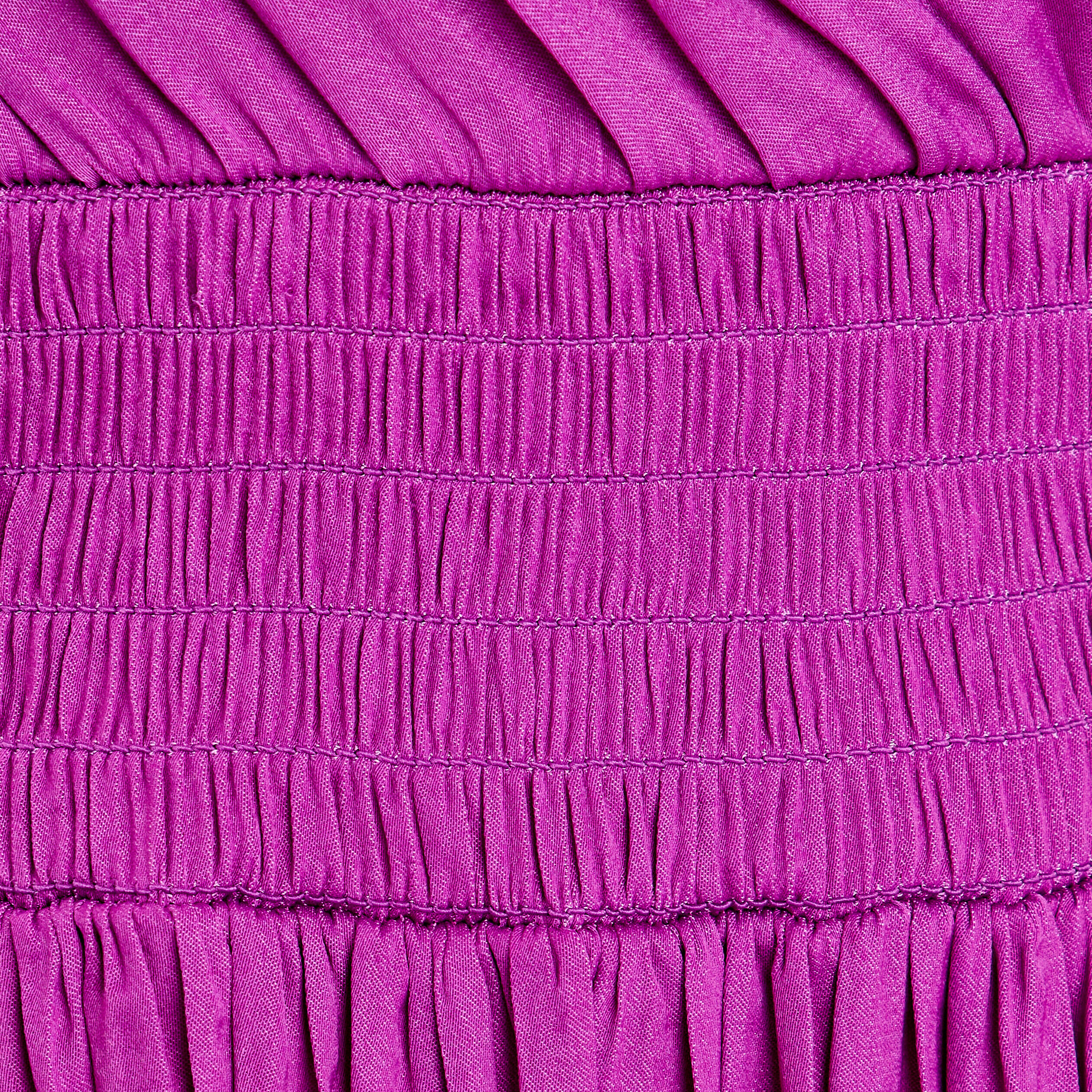 Robe midi évasée cache-coeur violet femme | Cache Cache
