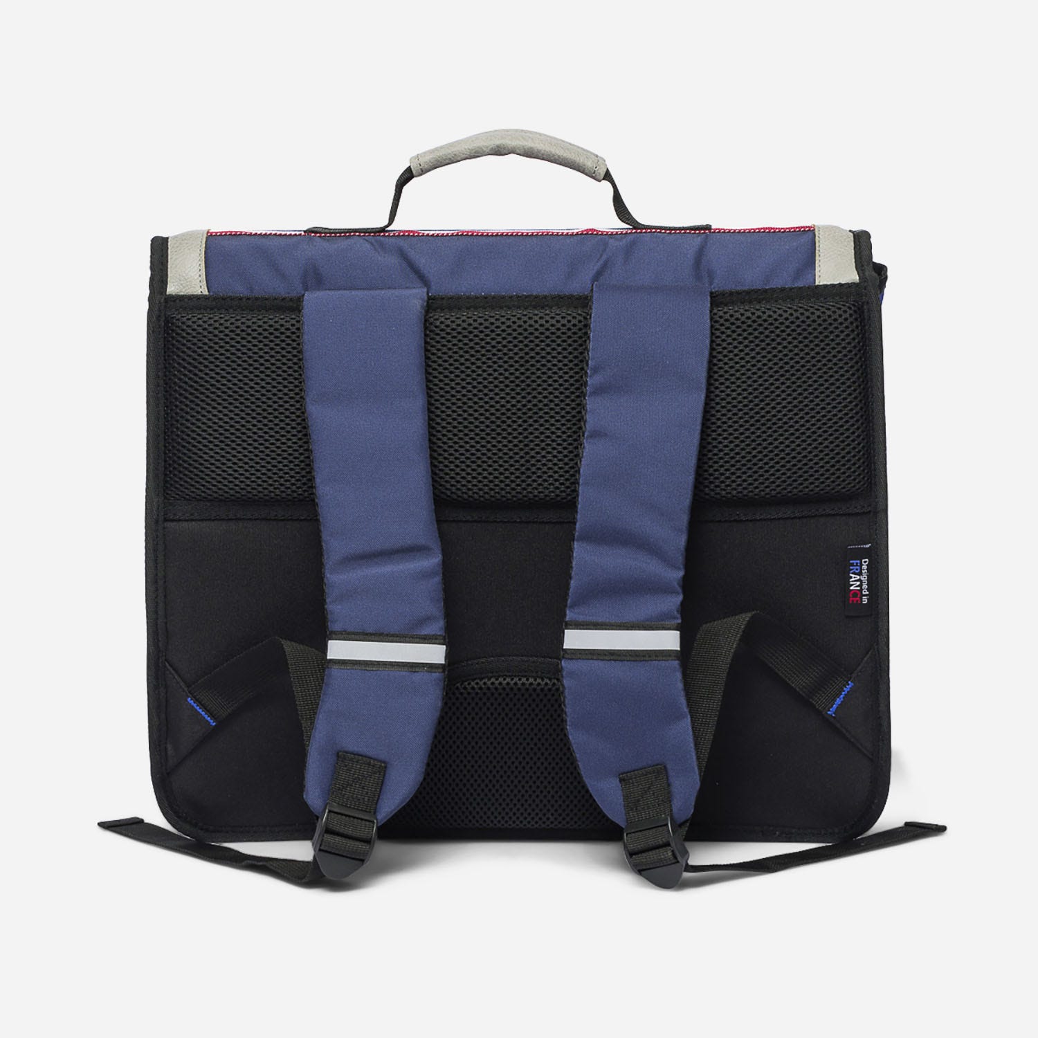 Cartable BODYPACK bleu à motif robot-dinosaure