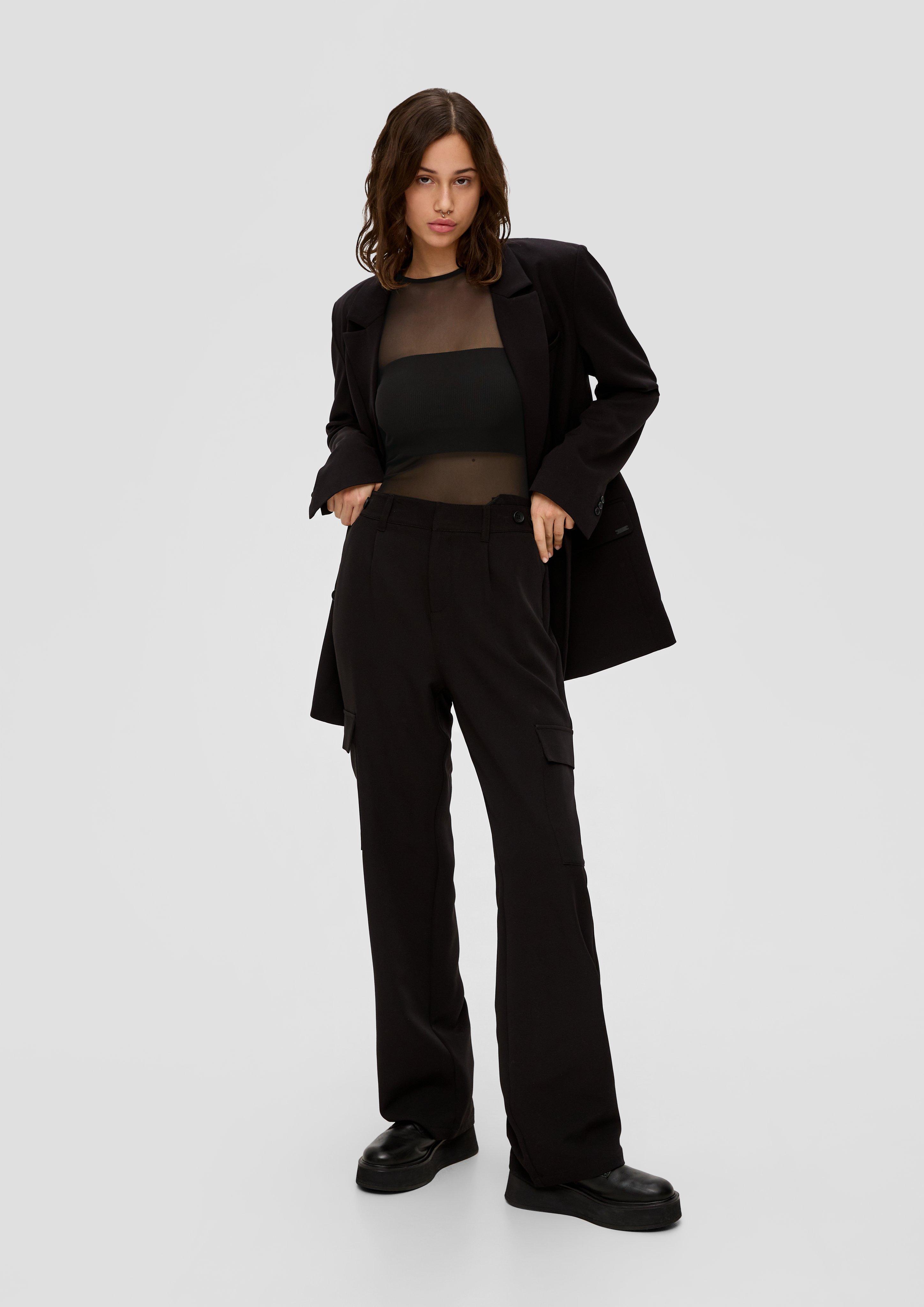 Mesh-Shirt mit Rollsaum  2145533-9999